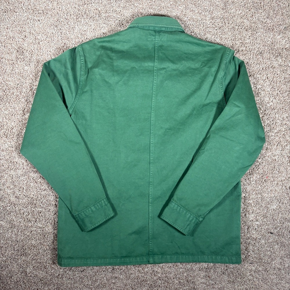 Wallace & Barnes Mens Green Cotton Twill Chore Jacket Size M 10234 - Picture 6 of 7